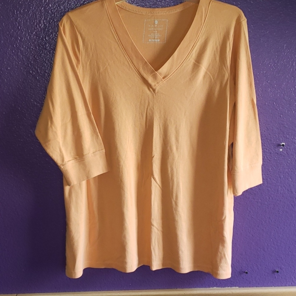 PLUS Avenue V-neck Tunic